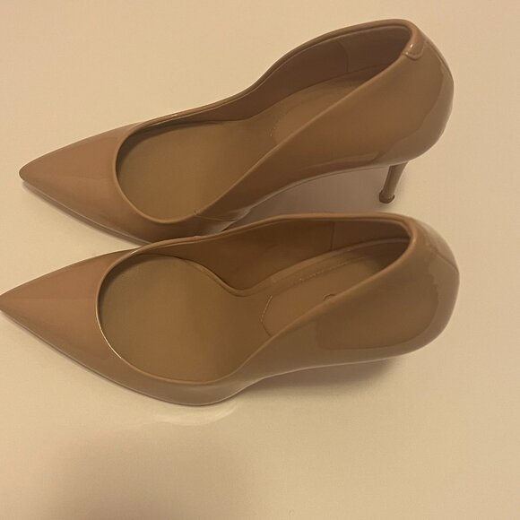 Aldo Stessy 2.0 Pump - Stiletto heel, Color Beige, Patent, Size 8 - Picture 4 of 5